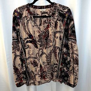 Lucky Brand long sleeve blouse